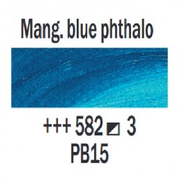 Farba olejna Rembrandt 15ml seria 3 - kolor 582 Mang. blue phthalo